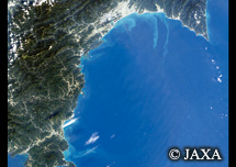 だいちから見た日本の都市 高知県：衛星画像