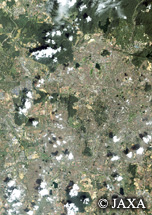 だいちから見た世界の都市 クアラルンプール：衛星画像