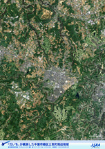 だいちから見た日本の都市 千葉市緑区土気町：衛星画像（ポスター仕上げ）