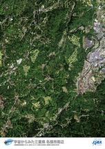 だいちから見た日本の都市 名張市周辺：衛星画像（ポスター仕上げ）