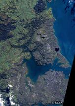 だいちから見た世界の都市 オークランド：衛星画像
