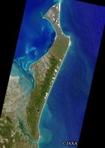 だいちから見た世界の都市 フレーザー島：衛星画像