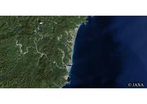 だいちから見た日本の都市 紀伊山地の霊場と参詣道：衛星画像