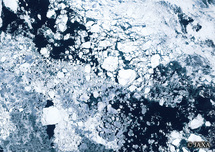 だいちから見た日本の都市 オホーツク海の流氷：衛星画像