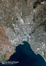 だいちから見た世界の都市 The State of Victoria：衛星画像（ポスター仕上げ）