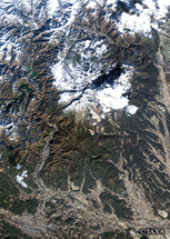 だいちから見た日本の都市 高原山周辺：衛星画像