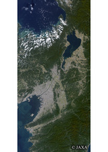 だいちから見た日本の都市 近畿地方：衛星画像