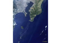だいちから見た日本の都市 関東湾岸エリア：衛星画像