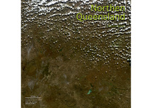 だいちから見た世界の都市 Northen Queensland：衛星画像（ポスター仕上げ）