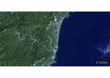 だいちから見た日本の都市 紀伊山地の霊場と参詣道：衛星画像