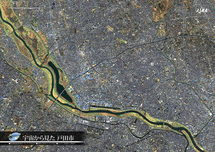 だいちから見た日本の都市 戸田市：衛星画像（ポスター仕上げ）